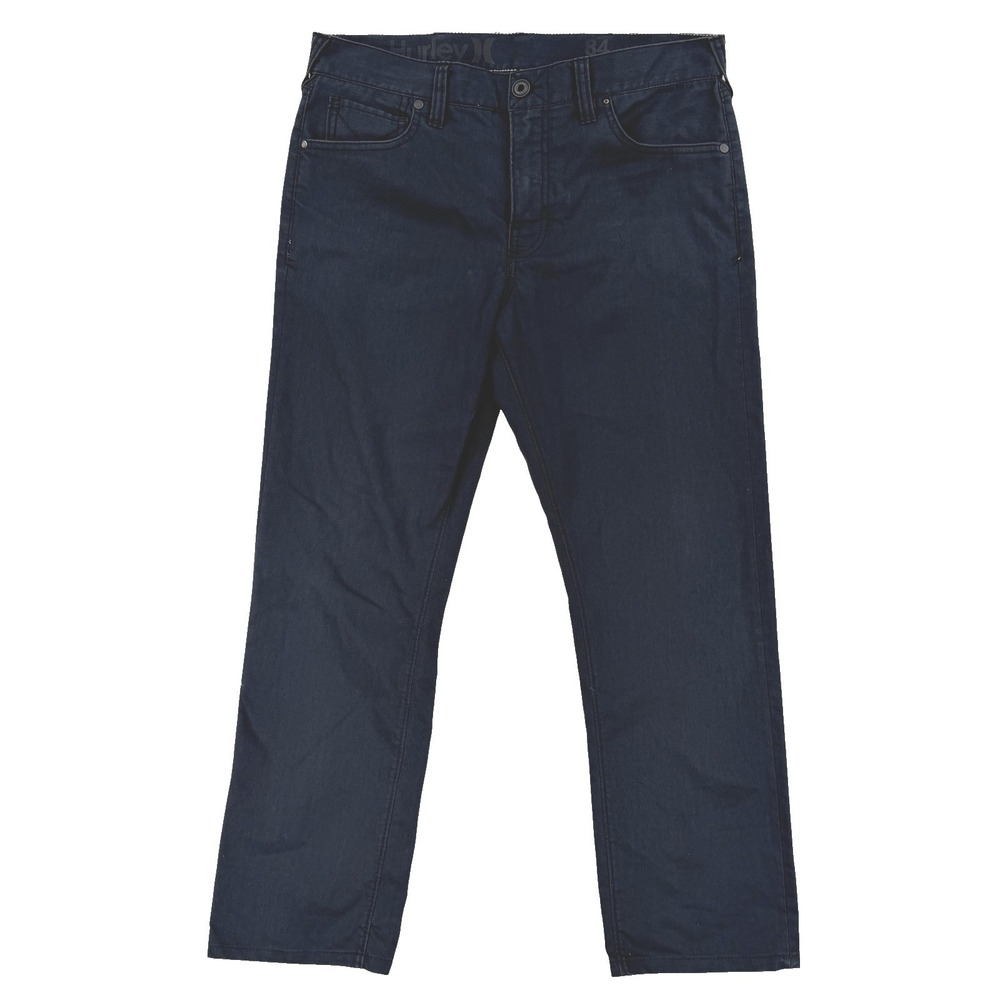 Hurley Jeans Mens 32x27 Blue Slim Straight Nike Dri-FIT Stretch Denim Pants